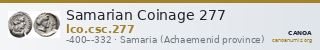 Samarian Coinage 277 — CANOA