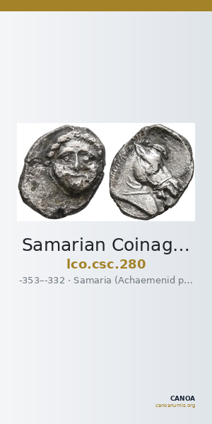 Samarian Coinage 280 — CANOA