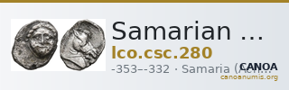 Samarian Coinage 280 — CANOA
