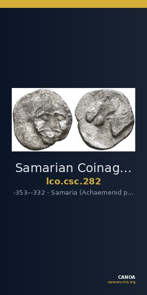 Samarian Coinage 282 — CANOA