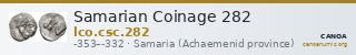 Samarian Coinage 282 — CANOA