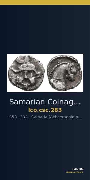Samarian Coinage 283 — CANOA