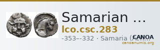 Samarian Coinage 283 — CANOA