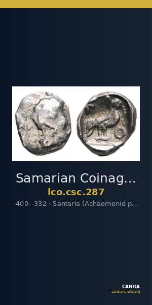 Samarian Coinage 287 — CANOA