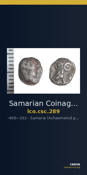 Samarian Coinage 289 — CANOA