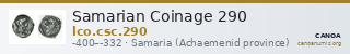 Samarian Coinage 290 — CANOA