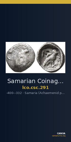 Samarian Coinage 291 — CANOA