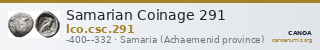 Samarian Coinage 291 — CANOA
