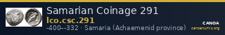 Samarian Coinage 291 — CANOA