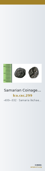 Samarian Coinage 299 — CANOA