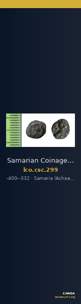 Samarian Coinage 299 — CANOA