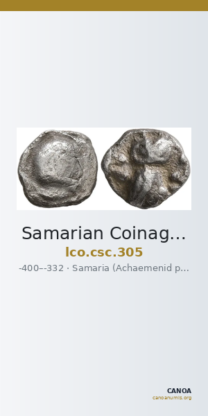Samarian Coinage 305 — CANOA
