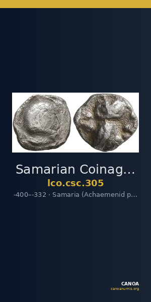 Samarian Coinage 305 — CANOA