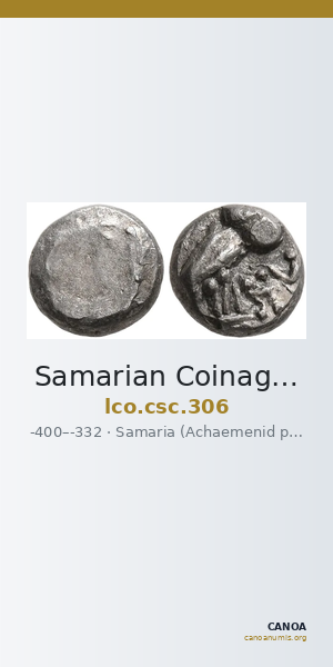 Samarian Coinage 306 — CANOA
