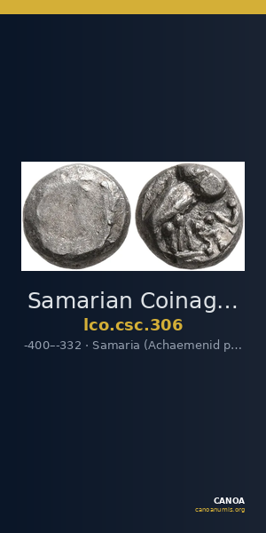 Samarian Coinage 306 — CANOA