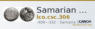 Samarian Coinage 306 — CANOA
