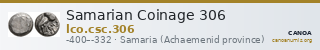 Samarian Coinage 306 — CANOA