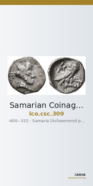 Samarian Coinage 309 — CANOA