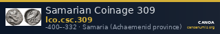 Samarian Coinage 309 — CANOA