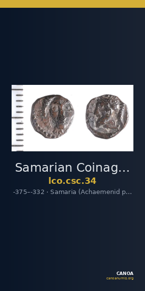 Samarian Coinage 34 — CANOA