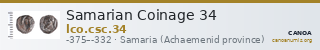 Samarian Coinage 34 — CANOA