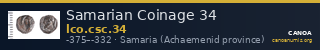 Samarian Coinage 34 — CANOA