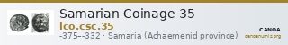 Samarian Coinage 35 — CANOA