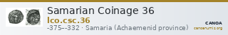 Samarian Coinage 36 — CANOA