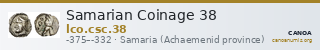 Samarian Coinage 38 — CANOA