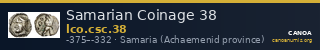 Samarian Coinage 38 — CANOA