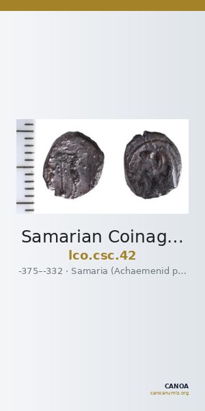 Samarian Coinage 42 — CANOA
