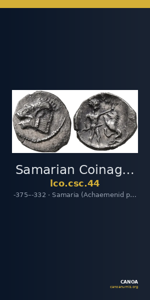 Samarian Coinage 44 — CANOA