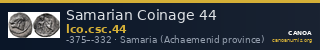 Samarian Coinage 44 — CANOA