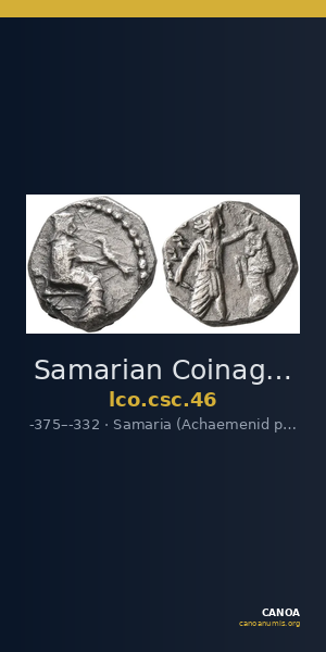 Samarian Coinage 46 — CANOA