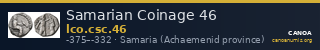 Samarian Coinage 46 — CANOA