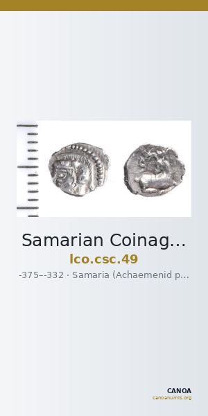 Samarian Coinage 49 — CANOA