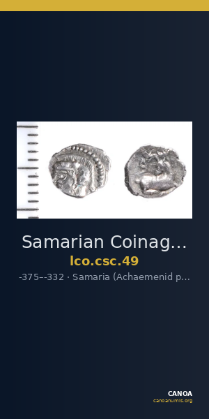 Samarian Coinage 49 — CANOA