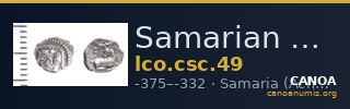 Samarian Coinage 49 — CANOA