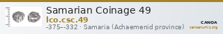 Samarian Coinage 49 — CANOA