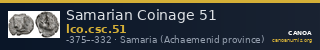 Samarian Coinage 51 — CANOA