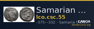 Samarian Coinage 55 — CANOA