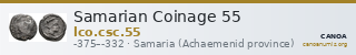 Samarian Coinage 55 — CANOA