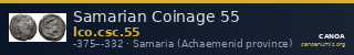 Samarian Coinage 55 — CANOA