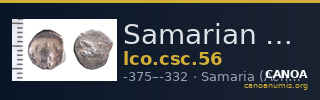Samarian Coinage 56 — CANOA