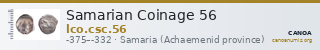 Samarian Coinage 56 — CANOA