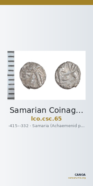 Samarian Coinage 65 — CANOA
