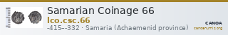 Samarian Coinage 66 — CANOA