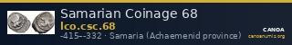 Samarian Coinage 68 — CANOA