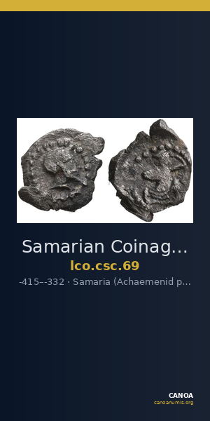 Samarian Coinage 69 — CANOA