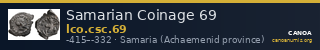 Samarian Coinage 69 — CANOA